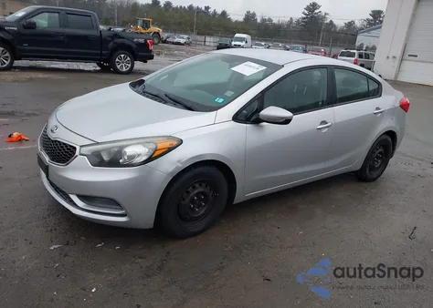 2014 Kia Forte Lx z USA, uszkodzony, nr VIN KNAFK4A60E5191909